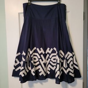 Michael Kors navy blue skirt